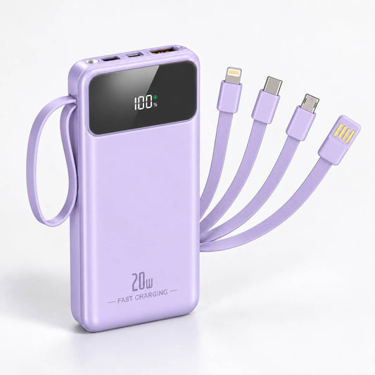 ViPower Quad - 4-Cable Power Bank